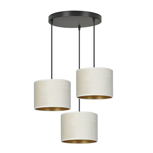 Hilde 3 Sort Premium Hvid pendellampe - Ø20 cm, E27, 230V, uden lyskilde