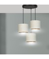 Hilde 3 Sort Premium Hvid pendellampe - Ø20 cm, E27, 230V, uden lyskilde