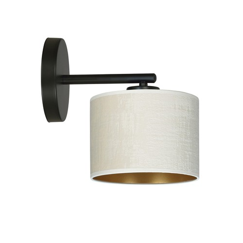 Hilde K1 Sort/Hvid væglampe - Ø20 cm, E27, 230V, uden lyskilde