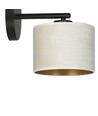 Hilde K1 Sort/Hvid væglampe - Ø20 cm, E27, 230V, uden lyskilde