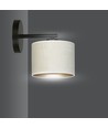Hilde K1 Sort/Hvid væglampe - Ø20 cm, E27, 230V, uden lyskilde