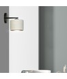 Hilde K1 Sort/Hvid væglampe - Ø20 cm, E27, 230V, uden lyskilde