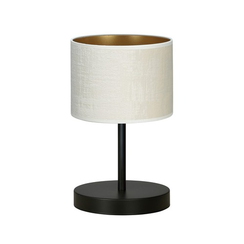 Hilde LN1 Sort/Hvid bordlampe - Ø20 cm, E27, 230V, uden lyskilde