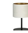 Hilde LN1 Sort/Hvid bordlampe - Ø20 cm, E27, 230V, uden lyskilde