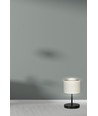 Hilde LN1 Sort/Hvid bordlampe - Ø20 cm, E27, 230V, uden lyskilde