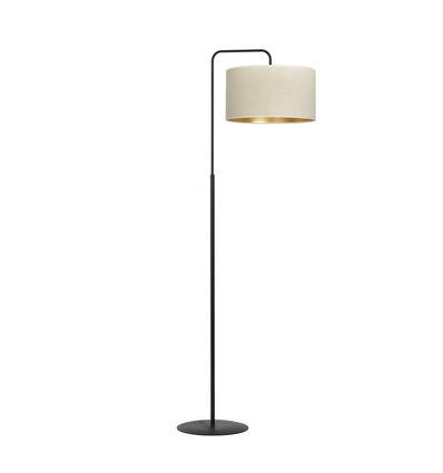 Hilde LP1 Sort/Hvid gulvlampe - Ø35 cm, E27, 230V, uden lyskilde