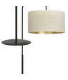 Hilde LP1 Sort/Hvid gulvlampe - Ø35 cm, E27, 230V, uden lyskilde