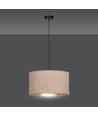 Hilde 1 Sort/Rosa pendellampe - Ø35 cm, E27, 230V, uden lyskilde