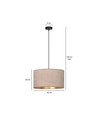 Hilde 1 Sort/Rosa pendellampe - Ø35 cm, E27, 230V, uden lyskilde