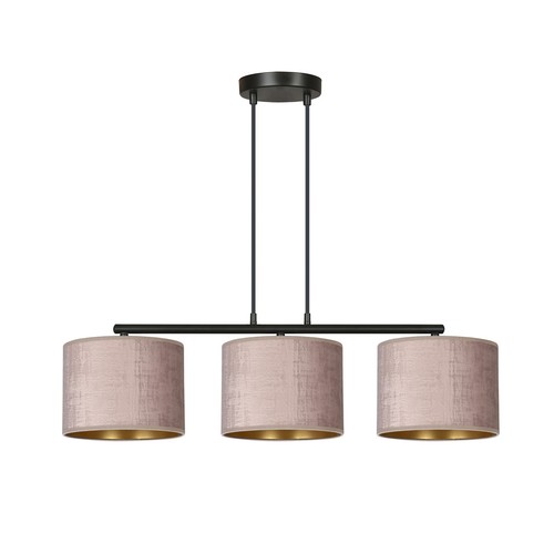 Hilde 3 Sort/Rosa pendellampe - Ø20 cm, E27, 230V, uden lyskilde