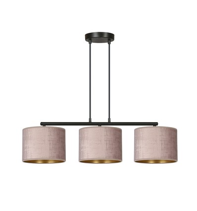 Hilde 3 Sort/Rosa pendellampe - Ø20 cm, E27, 230V, uden lyskilde