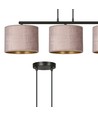 Hilde 3 Sort/Rosa pendellampe - Ø20 cm, E27, 230V, uden lyskilde