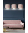 Hilde 3 Sort/Rosa pendellampe - Ø20 cm, E27, 230V, uden lyskilde