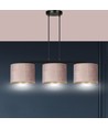 Hilde 3 Sort/Rosa pendellampe - Ø20 cm, E27, 230V, uden lyskilde