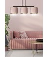 Hilde 3 Sort/Rosa pendellampe - Ø20 cm, E27, 230V, uden lyskilde