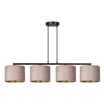 Hilde 4 Sort/Rosa pendellampe - Ø20 cm, E27, 230V, uden lyskilde