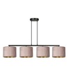 Hilde 4 Sort/Rosa pendellampe - Ø20 cm, E27, 230V, uden lyskilde
