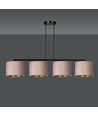 Hilde 4 Sort/Rosa pendellampe - Ø20 cm, E27, 230V, uden lyskilde