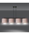 Hilde 4 Sort/Rosa pendellampe - Ø20 cm, E27, 230V, uden lyskilde