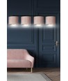 Hilde 4 Sort/Rosa pendellampe - Ø20 cm, E27, 230V, uden lyskilde