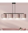 Hilde 4 Sort/Rosa pendellampe - Ø20 cm, E27, 230V, uden lyskilde