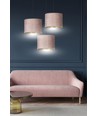 Hilde 3 Sort Premium Rosa pendellampe - Ø20 cm, E27, 230V, uden lyskilde