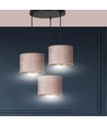 Hilde 3 Sort Premium Rosa pendellampe - Ø20 cm, E27, 230V, uden lyskilde
