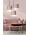 Hilde 3 Sort Premium Rosa pendellampe - Ø20 cm, E27, 230V, uden lyskilde