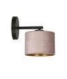 Hilde K1 Sort/Rosa væglampe - Ø20 cm, E27, 230V, uden lyskilde