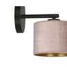 Hilde K1 Sort/Rosa væglampe - Ø20 cm, E27, 230V, uden lyskilde