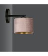 Hilde K1 Sort/Rosa væglampe - Ø20 cm, E27, 230V, uden lyskilde