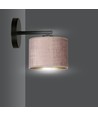 Hilde K1 Sort/Rosa væglampe - Ø20 cm, E27, 230V, uden lyskilde