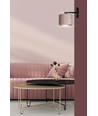 Hilde K1 Sort/Rosa væglampe - Ø20 cm, E27, 230V, uden lyskilde