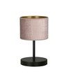 Hilde LN1 Sort/Rosa bordlampe - Ø20 cm, E27, 230V, uden lyskilde