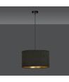 Hilde 1 Sort pendellampe - Ø35 cm, E27, 230V, uden lyskilde