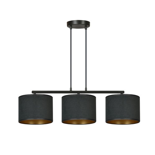 Hilde 3 Sort pendellampe - Ø20 cm, E27, 230V, uden lyskilde