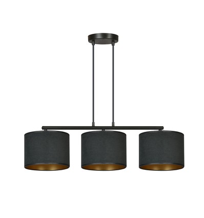 Hilde 3 Sort pendellampe - Ø20 cm, E27, 230V, uden lyskilde