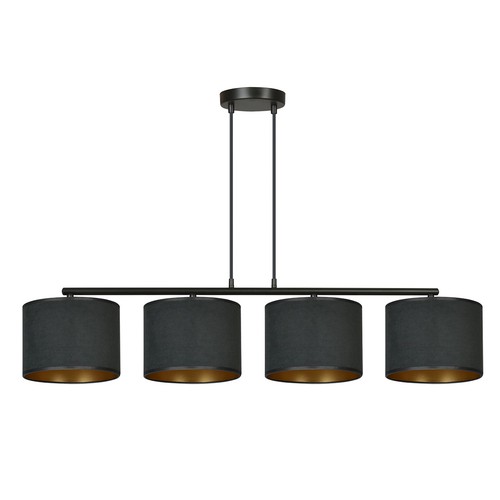 Hilde 4 Sort pendellampe - Ø20 cm, E27, 230V, uden lyskilde