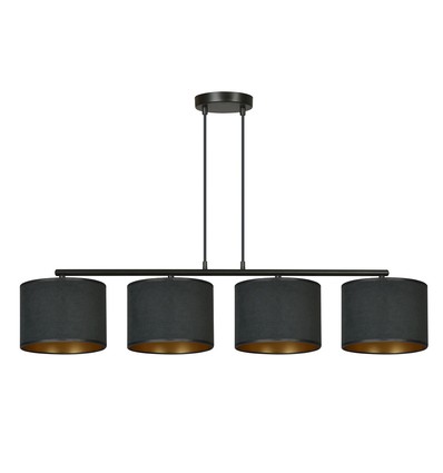 Hilde 4 Sort pendellampe - Ø20 cm, E27, 230V, uden lyskilde