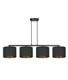 Hilde 4 Sort pendellampe - Ø20 cm, E27, 230V, uden lyskilde
