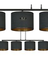 Hilde 4 Sort pendellampe - Ø20 cm, E27, 230V, uden lyskilde