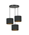 Hilde 3 Premium Sort pendellampe - Ø20 cm, E27, 230V, uden lyskilde