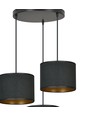 Hilde 3 Premium Sort pendellampe - Ø20 cm, E27, 230V, uden lyskilde
