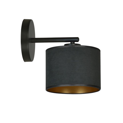 Hilde K1 Sort væglampe - Ø20 cm, E27, 230V, uden lyskilde