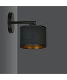 Hilde K1 Sort væglampe - Ø20 cm, E27, 230V, uden lyskilde