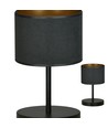 Hilde LN1 Sort bordlampe - Ø20 cm, E27, 230V, uden lyskilde