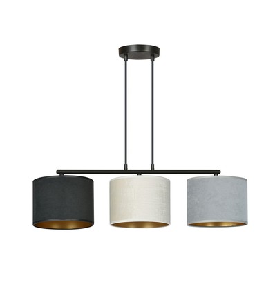 Hilde 3 Sort Mix pendellampe - Ø20 cm, E27, 230V, uden lyskilde