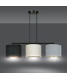 Hilde 3 Sort Mix pendellampe - Ø20 cm, E27, 230V, uden lyskilde