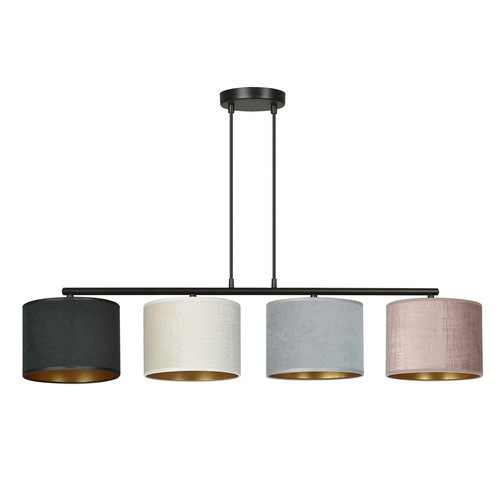 Hilde 4 Sort Mix pendellampe - Ø20 cm, E27, 230V, uden lyskilde