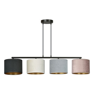 Hilde 4 Sort Mix pendellampe - Ø20 cm, E27, 230V, uden lyskilde